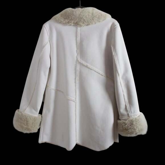 Utex Faux Fur/Shearling Coat - Picture 2 of 15
